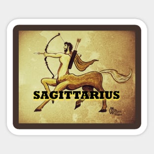 Sagittarius the Archer zodiac sign Sticker